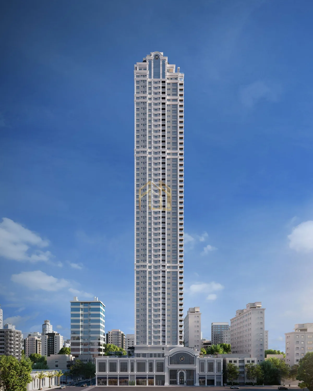 Apartamento 4 dorm. em Meia Praia, Itapema/SC — L'Atelier · fachada | Família Broker