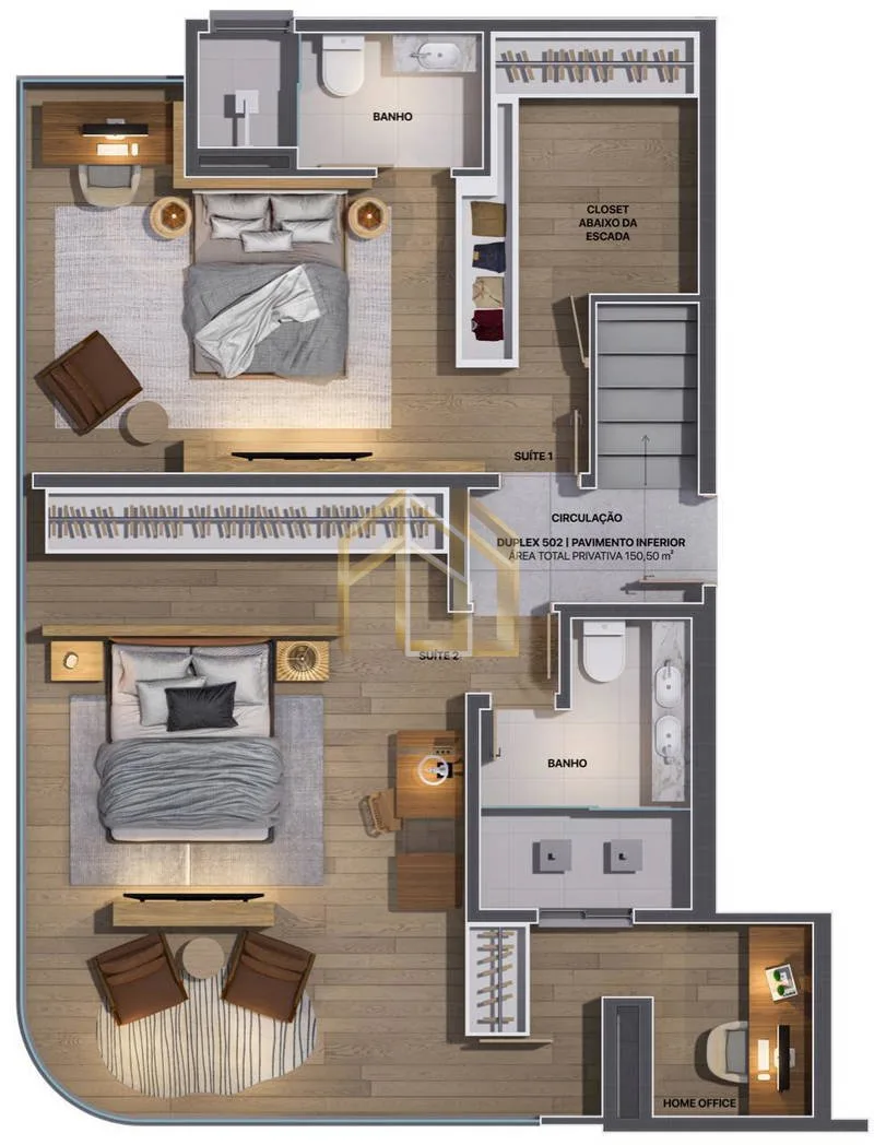 Apartamento 3q em Itacolomí, Balneário Piçarras SC