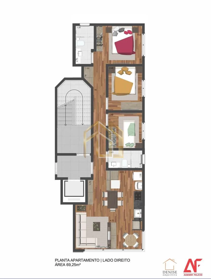 Apartamento 3 dorm. em Itajubá, Barra Velha/SC · foto 3 | Família Broker