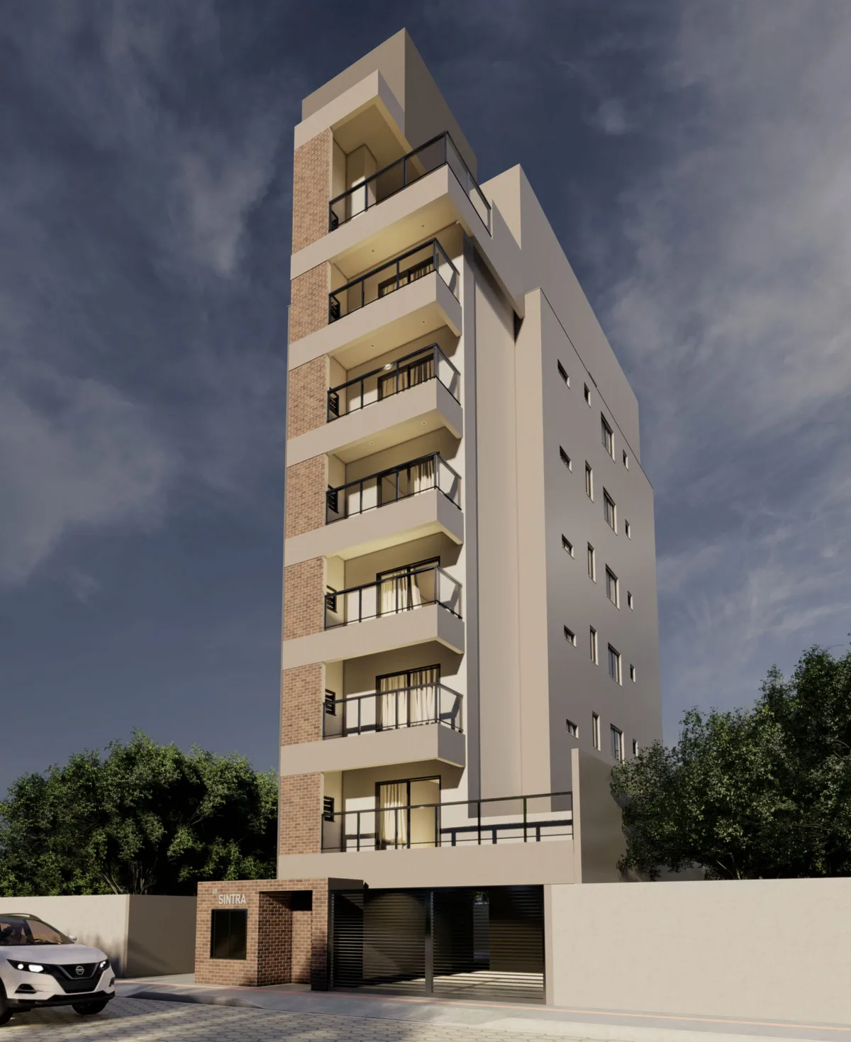 Apartamento 3 quartos Itacolomí, Balneário Piçarras – Sacada