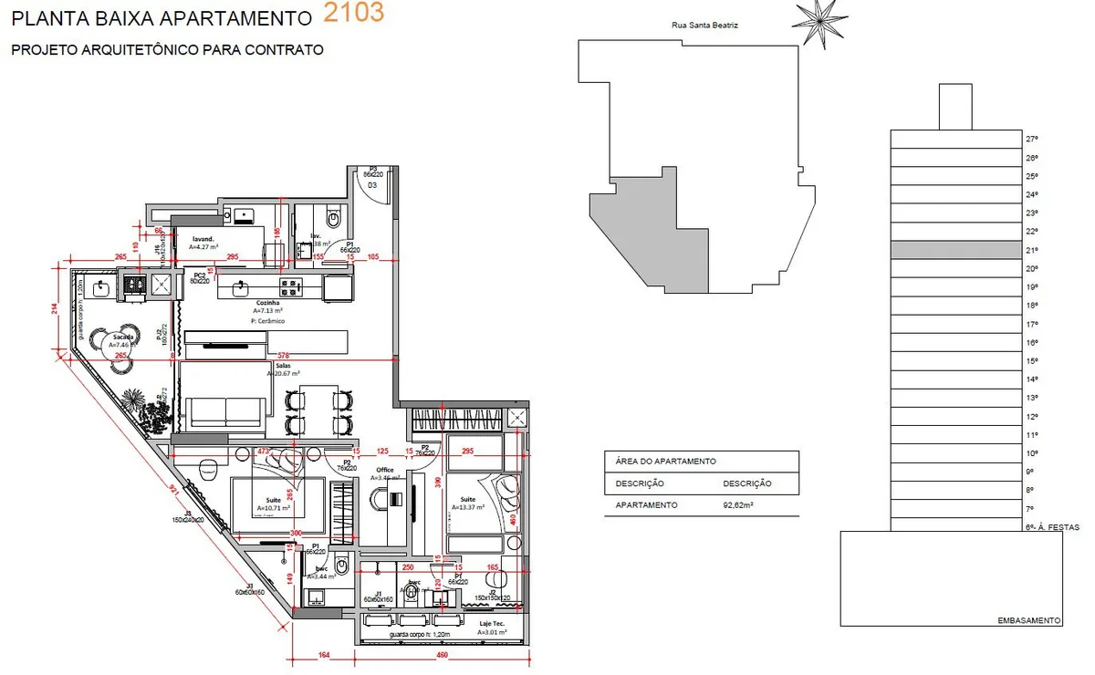 Apto 2103 Casa Atalaia 47