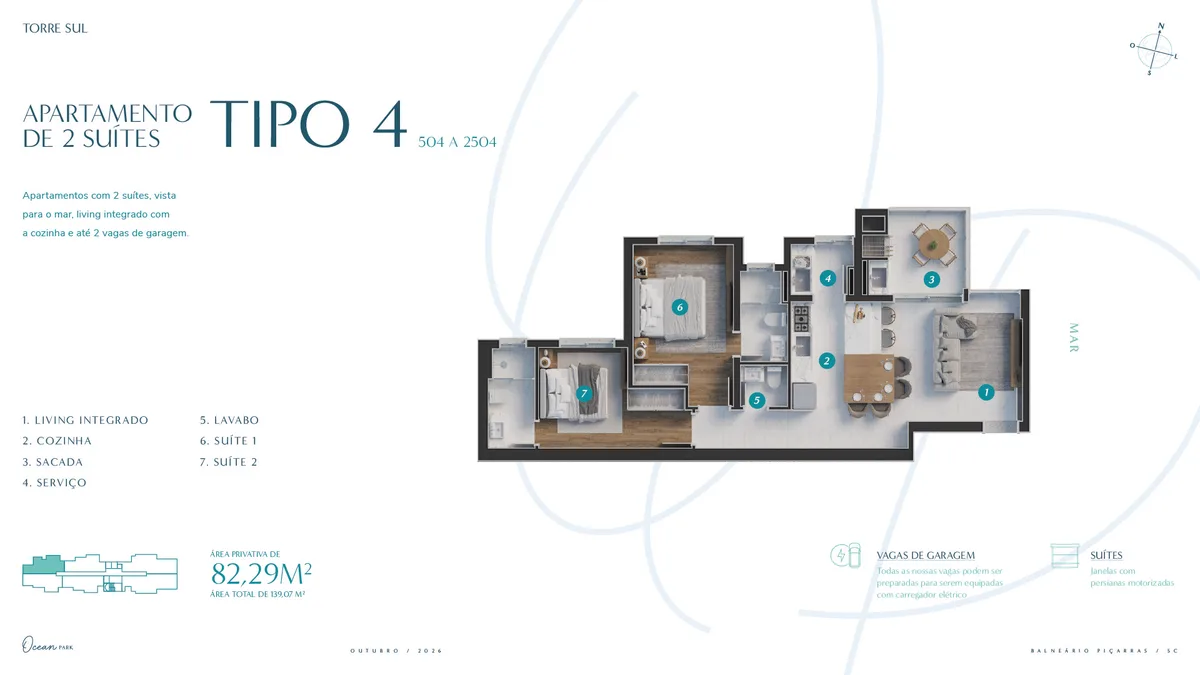 TIPO 4 - Torre Sul