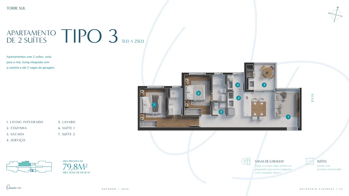 TIPO 3 - Torre Sul