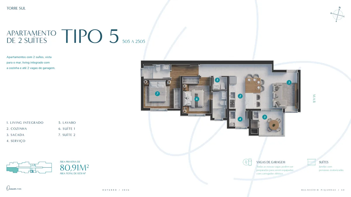 TIPO 5 - Torre Sul